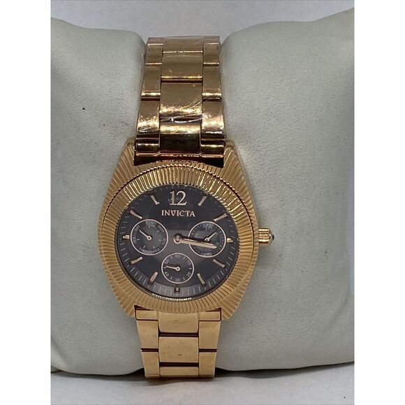 Invicta Angel 23751 Women\'s Gold Stainless Analog Dial Quartz Wrist Watch HK879 main image 8